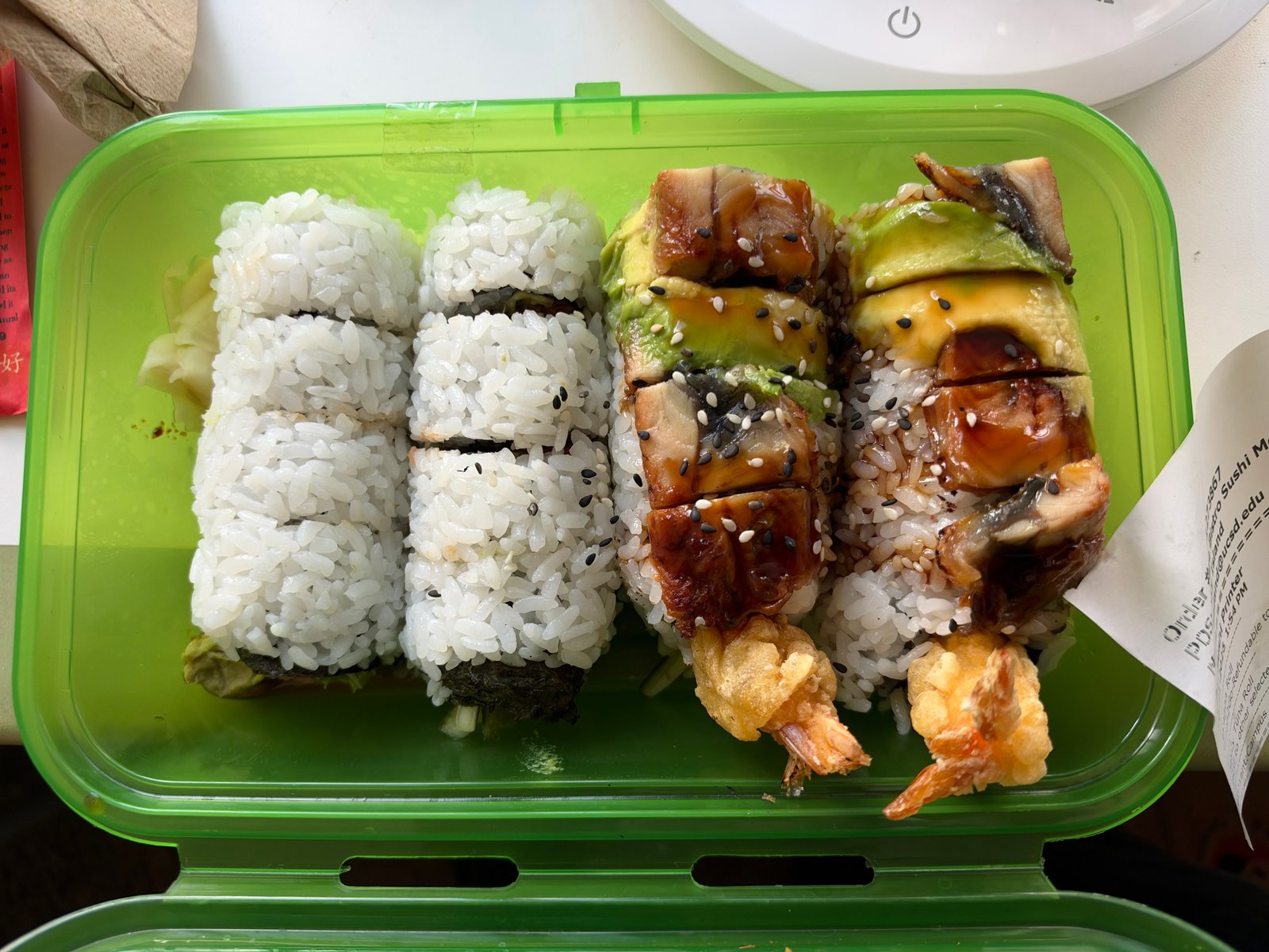 Spicy Tuna Roll and Dragon Roll at The Bistro, Sushi (community photo).