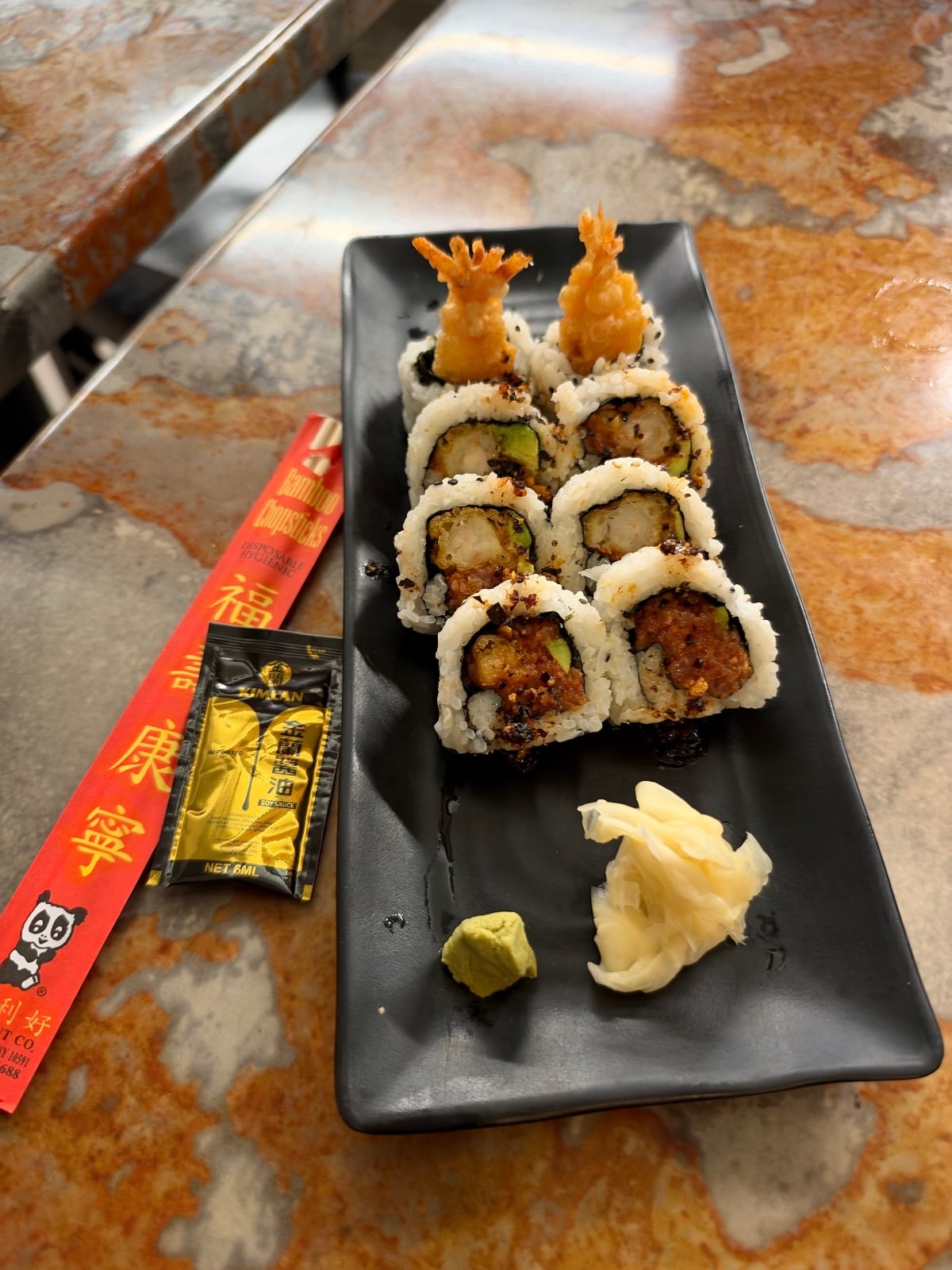 Spicy Tuna and Tempura Shrimp Roll at 64 Degrees, Umi (community photo).