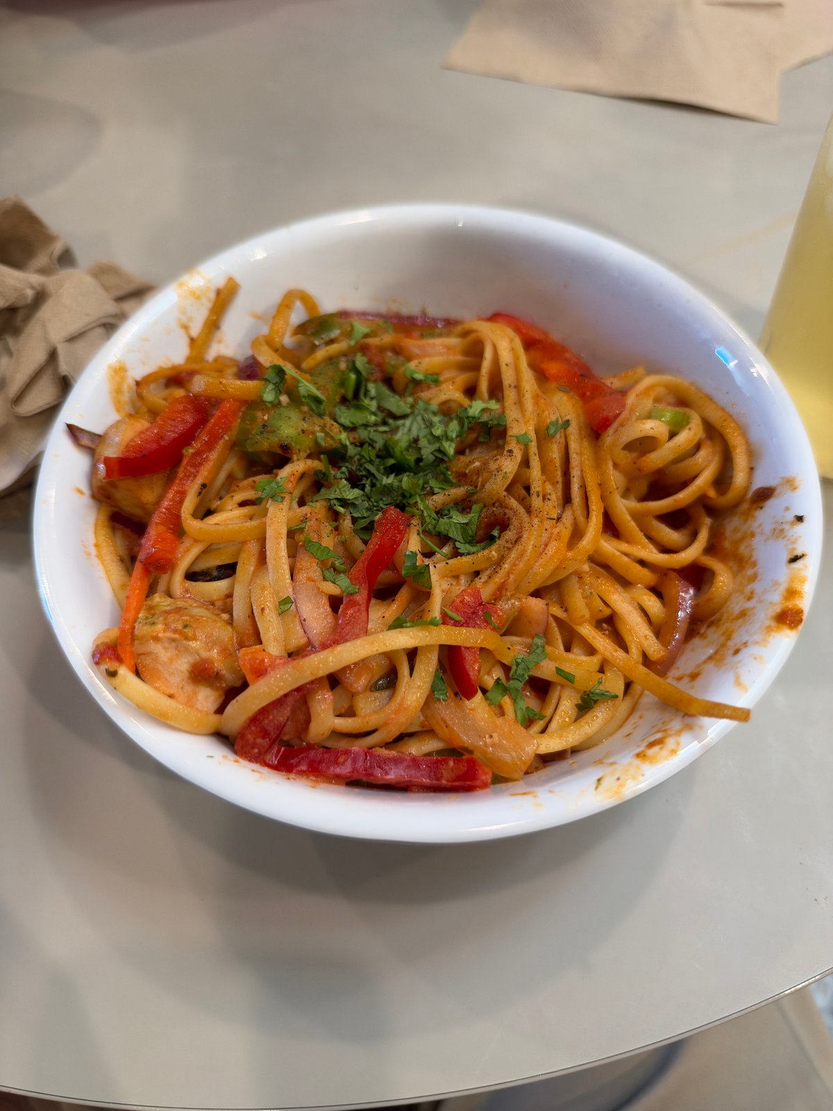 Rasta Pasta with Chicken at Ventanas, Vibe (community photo).