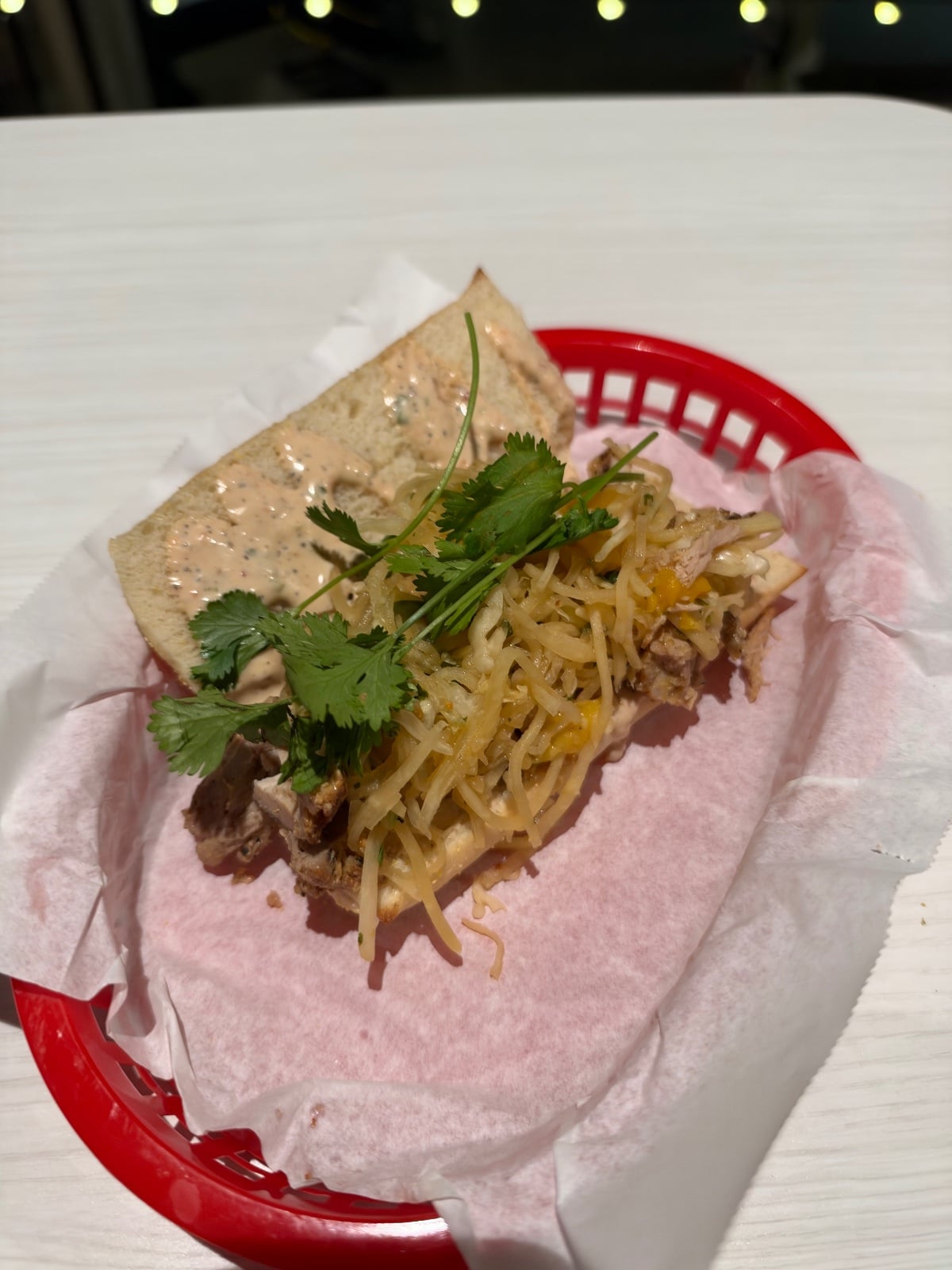 Thai Grilled Chicken Sandwich at Pines, Street Eats (community photo).