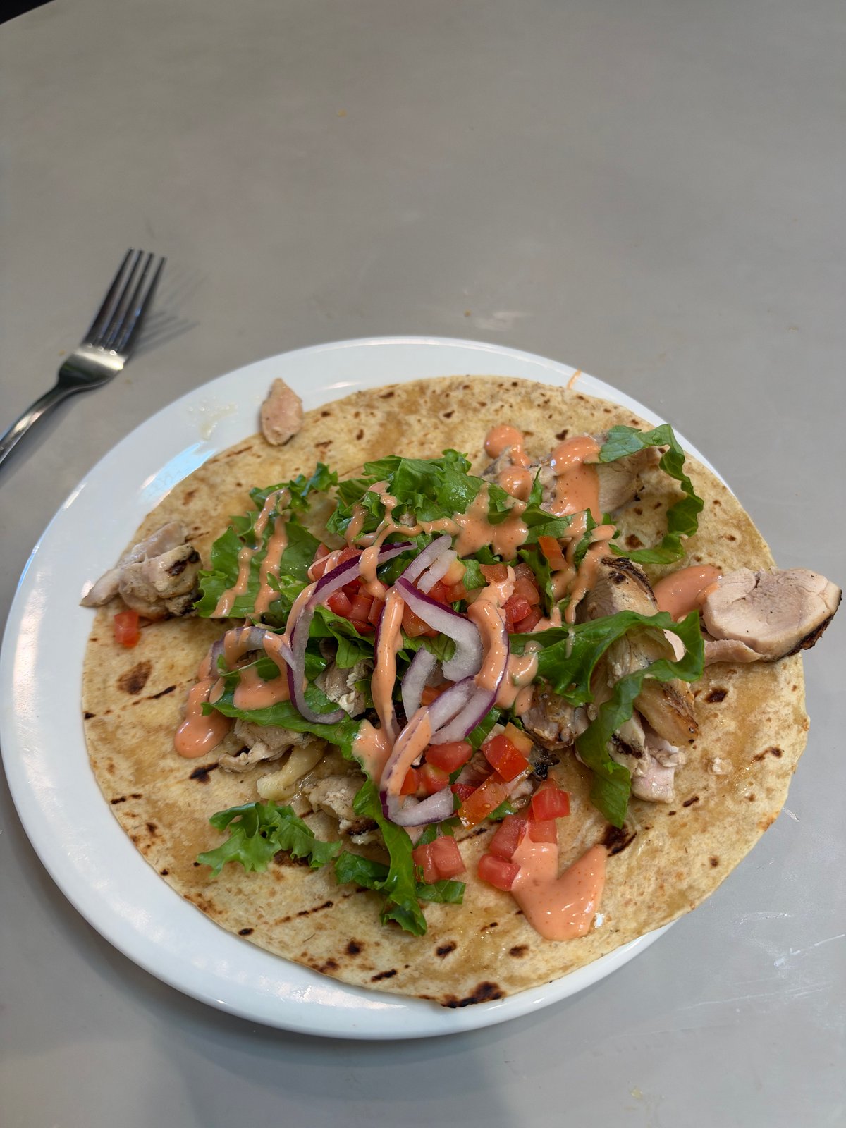Nigerian Chicken Shawarma Wrap at Ventanas, Journey (community photo).