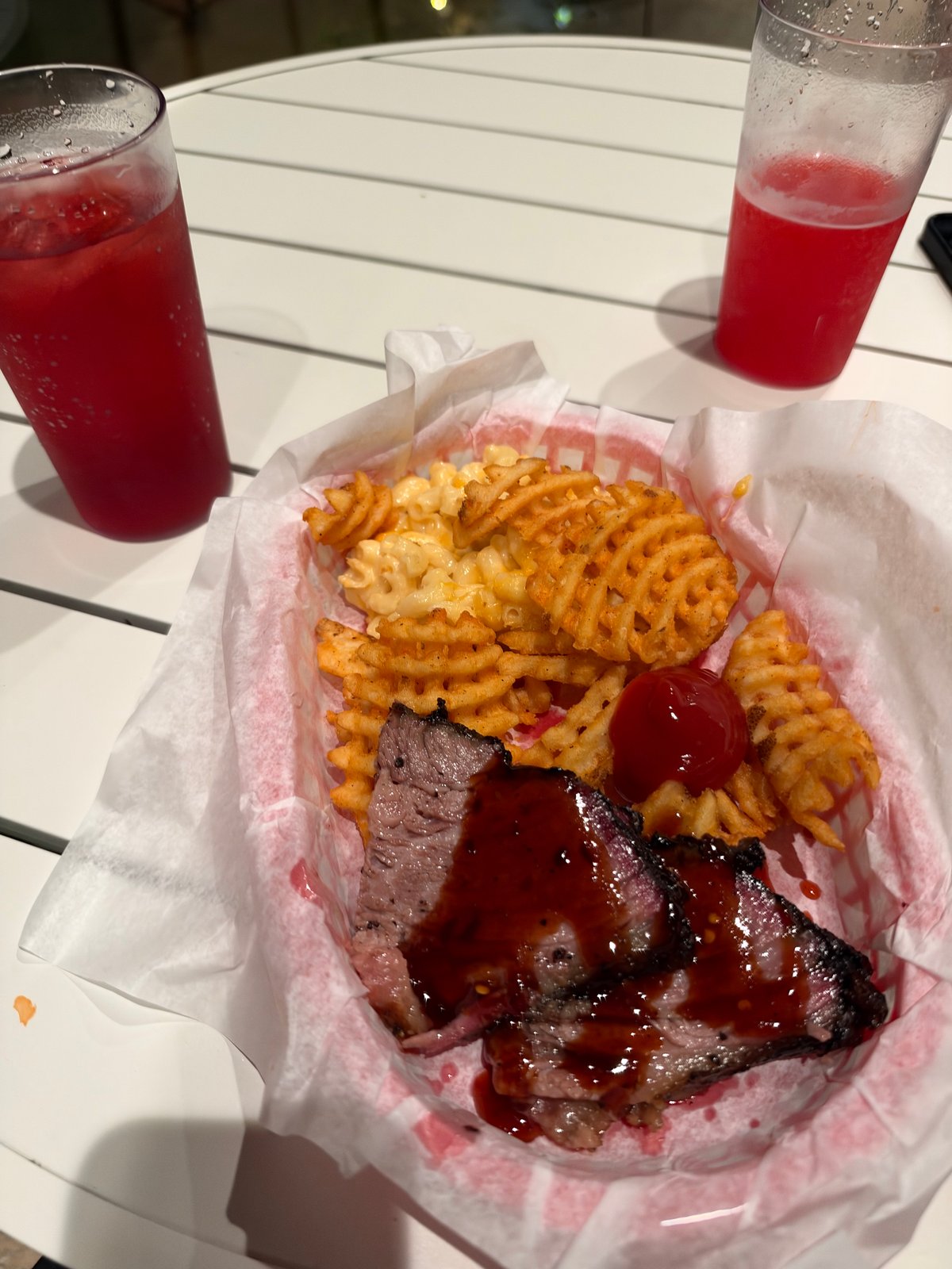 Smoked Brisket Plate at Sixth, Rooftop (community photo).