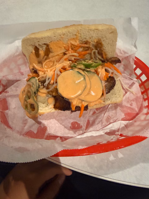Pork Belly Banh Mi at Pines (community photo).